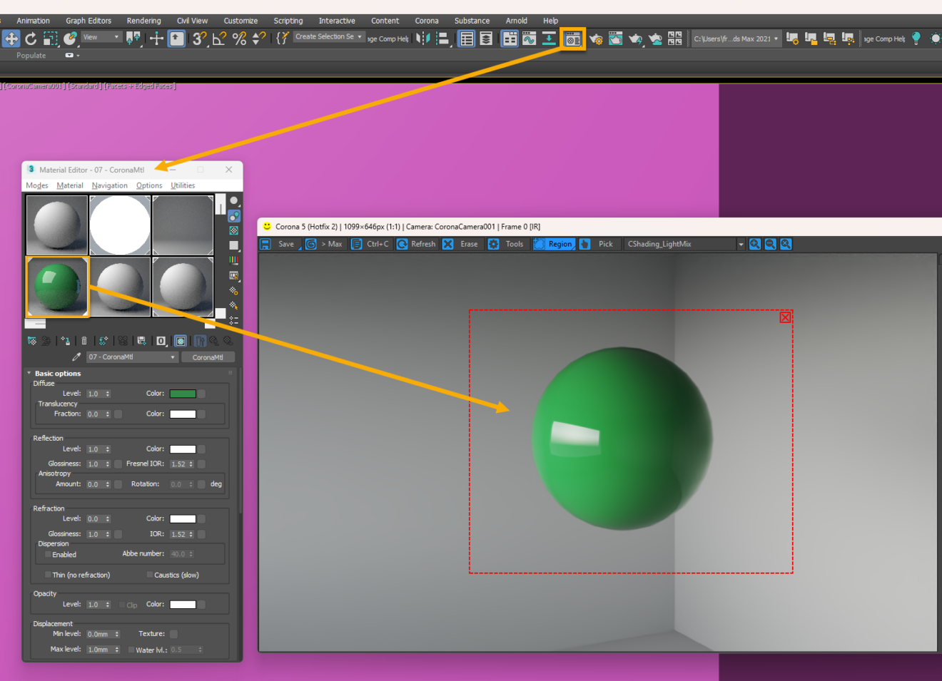 Materials in Corona (Part.1) - HandyTales - 3DLands
