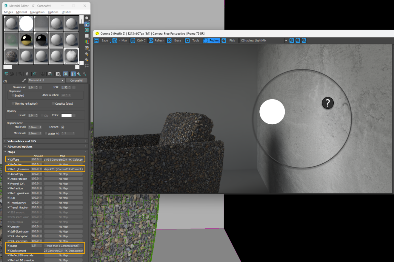 Materials in Corona (Part.2) - HandyTales - 3DLands